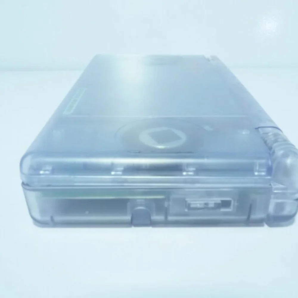 Nintendo DS Lite Transparent Clear Glacier Blue Handheld System with Charger